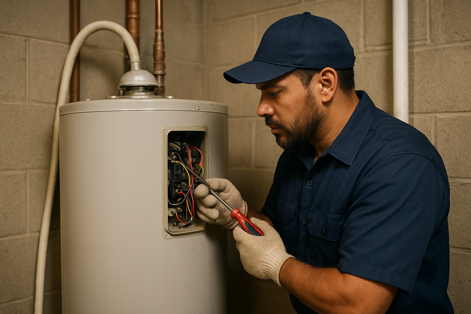 water heater repair in Plano